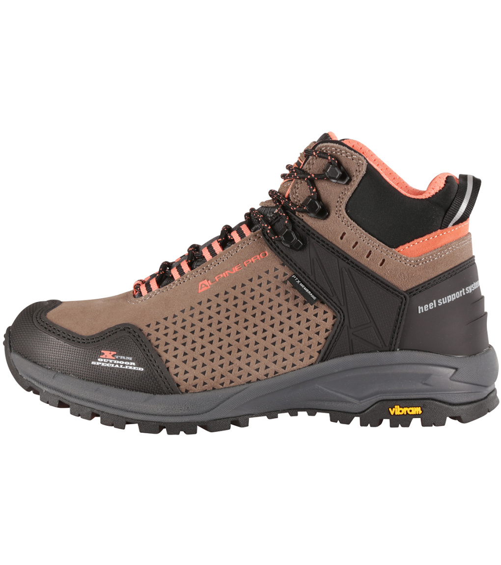 Alpine Pro Erahe Unisex outdoorová členková obuv s Ptx membránou UBTD395 guma 39