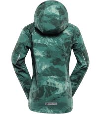 Detská softshell bunda HOORO ALPINE PRO myrtle