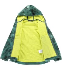 Detská softshell bunda HOORO ALPINE PRO myrtle